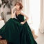 Simple Couleur Unie Vert Foncé de retour Robe De Graduation 2019 Princesse Bretelles Spaghetti Daim Sans Manches Dos Nu Longueur Cheville Robe De Ceremonie