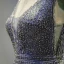 Luxury / Gorgeous Royal Blue Evening Dresses  2019 A-Line / Princess V-Neck Beading Crystal Sleeveless Backless Floor-Length / Long Formal Dresses