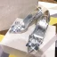 Luxe Cendrillon Fait main Argenté Chaussure De Mariée 2019 Cuir Cristal Faux Diamant 9 cm Talons Aiguilles À Bout Pointu Mariage Escarpins