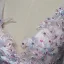 Sexy Bleu Robe De Soirée 2019 Trompette / Sirène V-Cou Faux Diamant En Dentelle Fleur Sans Manches Dos Nu Train De Balayage Robe De Ceremonie