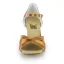 Vintage / Retro Bronze Prom Latin Dance Shoes 2021 7 cm Stiletto Heels Open / Peep Toe Womens Sandals High Heels