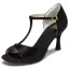 Chic / Beautiful White Prom Latin Dance Shoes 2021 T-Strap 7 cm Stiletto Heels Pointed Toe Womens Sandals High Heels