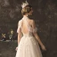 Charmant Ivory / Creme Brautkleider / Hochzeitskleider 2019 A Linie Neckholder Perlenstickerei Pailletten Spitze Blumen Ärmellos Rückenfreies Hof-Schleppe