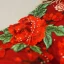 Fée Des Fleurs Rouge Robe De Bal 2019 Princesse De l'épaule Faux Diamant En Dentelle Appliques Manches Courtes Dos Nu Longue Robe De Ceremonie