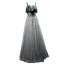 Chic / Beautiful Jade Green Evening Dresses  2019 A-Line / Princess Spaghetti Straps Suede Sleeveless Backless Floor-Length / Long Formal Dresses