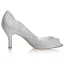 Scintillantes Argenté Glitter Chaussure De Mariée 2021 8 cm Mariage Talons Aiguilles Peep Toes / Bout Ouvert Talons Hauts