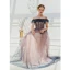 Glitzernden Rosa Abendkleider 2019 A Linie Off Shoulder Star Pailletten Kurze Ärmel Rückenfreies Lange Festliche Kleider