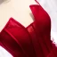 Chic / Beautiful Burgundy Evening Dresses  2019 A-Line / Princess Spaghetti Straps Beading Lace Flower Appliques Sleeveless Backless Floor-Length / Long Formal Dresses