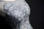 Chic Gris Robe De Soirée 2019 Princesse Encolure Dégagée Perlage Perle Paillettes En Dentelle Fleur Sans Manches Train De Balayage Robe De Ceremonie