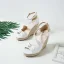 Fashion Yellow Street Wear Waterproof Womens Sandals 2021 Ankle Strap 11 cm Platform Wedges Open / Peep Toe Sandals