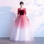 Elegant Burgundy Suede Prom Dresses 2021 A-Line / Princess V-Neck Star Sequins 1/2 Sleeves Backless Floor-Length / Long Prom Formal Dresses