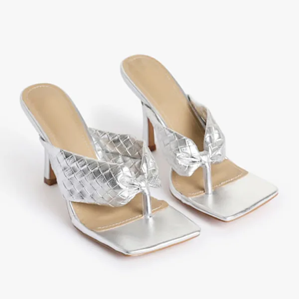 Chic / Beautiful White Casual Womens Sandals 2021 7 cm Stiletto Heels Open / Peep Toe Sandals High Heels