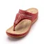 Bohemia Beige Beach Casual Rhinestone Slipper & Flip flops 2021 Open / Peep Toe Flat Womens Sandals