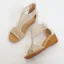 Fashion Gold Casual Rhinestone Womens Sandals 2021 5 cm Wedges Open / Peep Toe Sandals