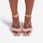 Chic / Beautiful White Street Wear Summer Womens Sandals 2021 X-Strap 9 cm Stiletto Heels Open / Peep Toe Sandals High Heels