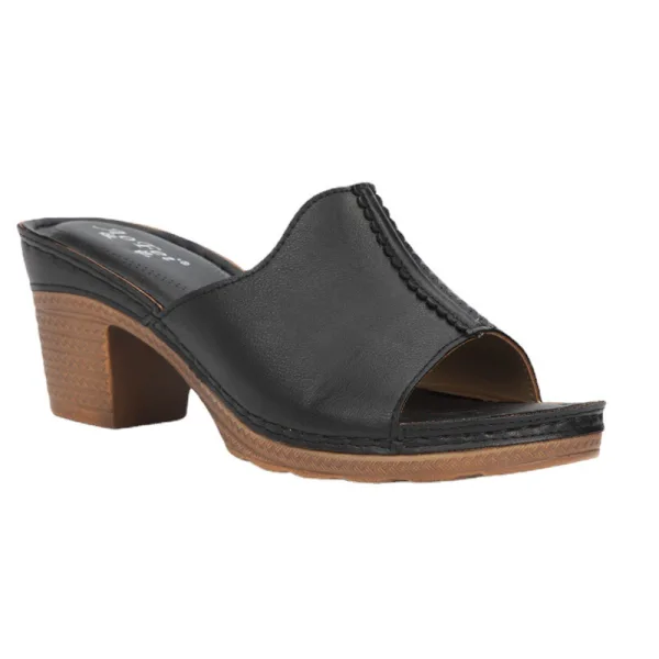 Simple Noire Désinvolte Été Sandales Femme 2021 7 cm Talons Épais Peep Toes / Bout Ouvert Sandales Talons Hauts