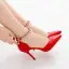 Charmant Weiß Brautschuhe 2021 Perle Strass Knöchelriemen 9 cm Stilettos Spitzschuh Hochzeit Sandaletten Hochhackige