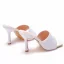 Chic / Beautiful White Cocktail Party Pearl Rhinestone Womens Sandals 2021 9 cm Stiletto Heels Open / Peep Toe Sandals