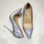 Unusual Silver Laser Cocktail Party Evening Party Pumps 2021 Leather 12 cm Stiletto Heels High Heels 12 cm Heels Pointed Toe Pumps