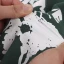 Fashion Dark Green Summer Casual Letter Graphic Printing Cotton Loose T-Shirts 2021 Scoop Neck Short Sleeve Women's Tops T-shirt