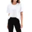 Casual Summer Solid Color Khaki Tops T-Shirts 2021 Cotton Scoop Neck Short Sleeve Women's Tops T-shirt
