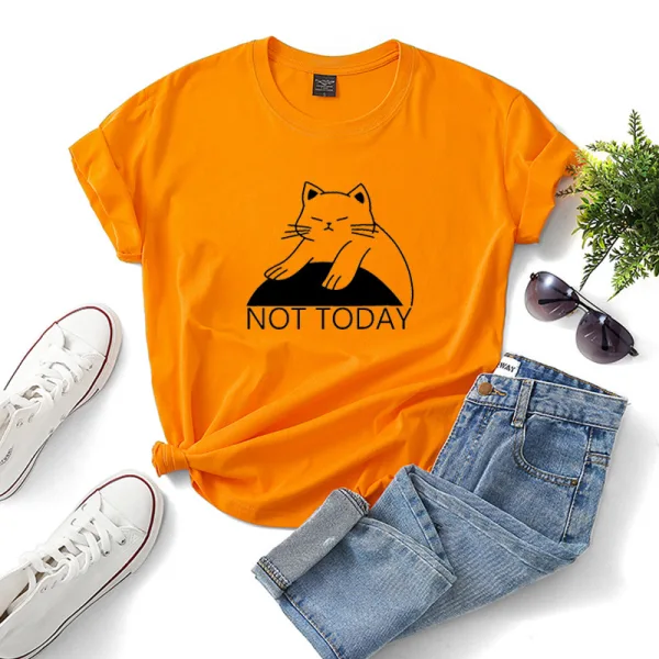 Lovely Casual Summer Loose White Cartoon Cotton Women's Tops 2021 Scoop Neck Short Sleeve T-Shirts