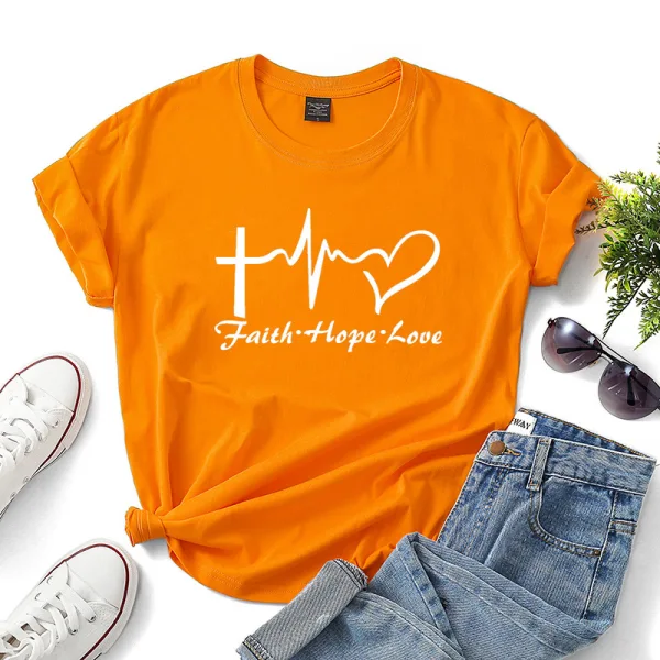 Casual Summer Loose Letter Graphic White T-Shirts 2021 Cotton Scoop Neck Short Sleeve Women's Tops T-shirt