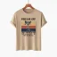 Fashion Summer Street Wear Loose White Cartoon Animal Print Letter Graphic T-Shirts 2021 Cotton Scoop Neck Short Sleeve Women's Tops T-shirt