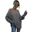 Sommer Strassenmode Khaki Stiefel Leibchen Pullover 2021 Eckiger Ausschnitt Bandeau 3/4 Ärmel Damen Oberteile
