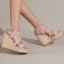 Street Wear Casual Summer Black Womens Sandals 2021 Ankle Strap Waterproof 11 cm Wedges Open / Peep Toe Womens Sandals High Heels