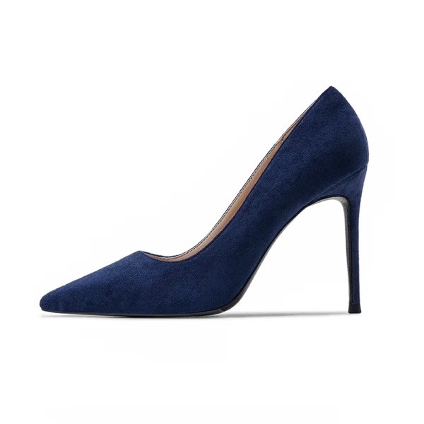 Chic / Beautiful Black Suede Evening Party Pumps 2021 10 cm Stiletto Heels Pointed Toe Pumps High Heels