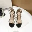 Sexy Blanche Cocktail Soirée Perle Sandales Femme 2021 10 cm Talons Aiguilles Bride Cheville Peep Toes / Bout Ouvert Sandales Talons Hauts
