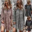 Summer Beach Street Wear Resort Wear Candy Pink Floral Women Dresses 2021 V-Neck Long Sleeve