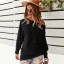 Vallen Winter Bruin Straatkleding Katoen Los Truien 2021 Ronde Hals Lange Mouwen Dames Topjes