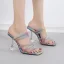Sexy Casual Multi-Colors Rainbow Womens Sandals 2021 9 cm Stiletto Heels Open / Peep Toe Sandals High Heels
