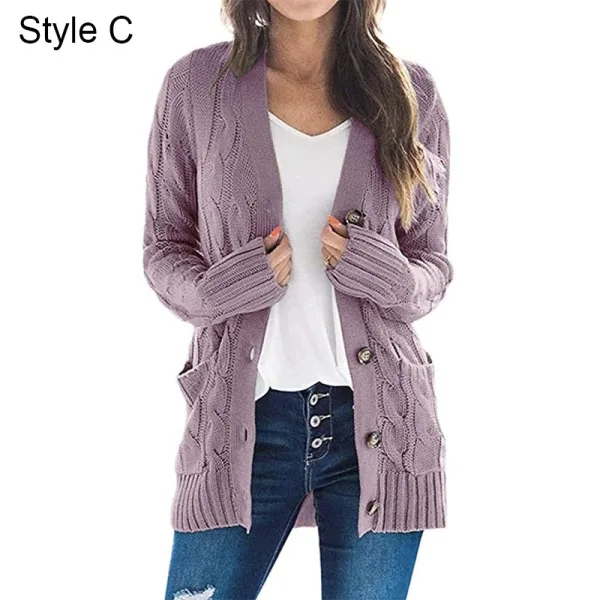 Comfortable Blushing Pink Fall Winter Street Wear Knitting Sweaters 2021 Loose Long Sleeve Women Tops
