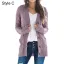 Comfortable Blushing Pink Fall Winter Street Wear Knitting Sweaters 2021 Loose Long Sleeve Women Tops