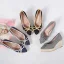 Chic / Beautiful Ocean Blue Street Wear Braid Bow Womens Shoes 2021 7 cm Wedges Platform Pointed Toe Sandals