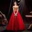 Scintillantes Rouge Glitter Perlage Paillettes Robe De Bal 2021 Princesse De l'épaule Sans Manches Dos Nu Longue Robe De Ceremonie