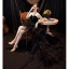 Sexy Black Feather Asymmetrical Evening Dresses  2021 Strapless Sleeveless Backless Sash Evening Party Formal Dresses