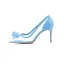 Sexy Black See-through Evening Party Pumps 2021 Flower 12 cm Stiletto Heels Pointed Toe Pumps High Heels