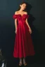 Charming Burgundy Prom Dresses 2021 A-Line / Princess Ruffle Off-The-Shoulder Short Sleeve Backless Floor-Length / Long Prom Formal Dresses