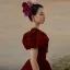 Elegant Burgundy Prom Dresses A-Line / Princess 2021 V-Neck Rhinestone Puffy Short Sleeve Backless Sweep Train Formal Dresses
