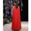 Chic / Belle Rouge Paillettes manteau Robe De Bal Robe De Soirée 2021 Princesse Encolure Dégagée Sans Manches Longue Robe De Ceremonie
