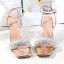Sexy White Cocktail Party Evening Party Womens Sandals 2021 Ankle Strap Rhinestone 9 cm Open / Peep Toe Stiletto Heels Sandals High Heels