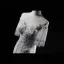 Chic Argenté Vert Cendré Robe De Soirée 2019 Trompette / Sirène Encolure Dégagée Perlage Paillettes En Dentelle Fleur Appliques Perle Manches Courtes Dos Nu Train De Balayage Robe De Ceremonie