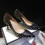Moderne / Mode Ivoire Soirée Escarpins 2019 Rivet 9 cm Talons Aiguilles À Bout Pointu Escarpins