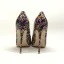 Mooie / Prachtige Multi-Kleuren Avond Pumps 2019 Lakleer Bloemen 12 cm Naaldhakken / Stiletto Spitse Neus Pumps