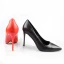 Modest / Simple Red Casual Pumps 2019 Leather 9 cm Stiletto Heels Pointed Toe Pumps