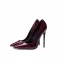 Chic / Beautiful Burgundy Evening Party Pumps 2019 Patent Leather 12 cm Stiletto Heels Pointed Toe Pumps